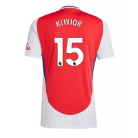 Arsenal Jakub Kiwior #15 Domáci futbalový dres 2024-25 Krátky Rukáv